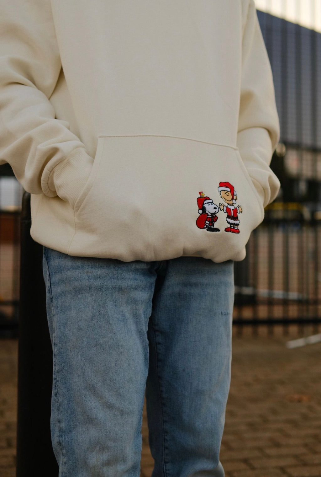 Unisex Embroidered Charlie Brown Hoodie
