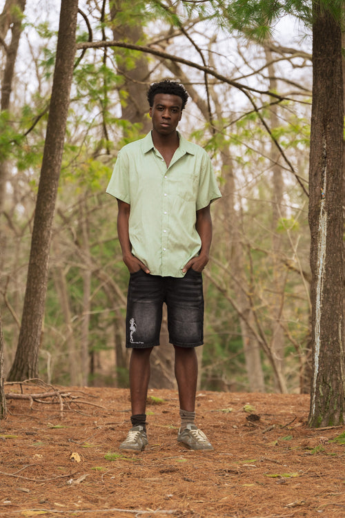 Men's Black Jorts