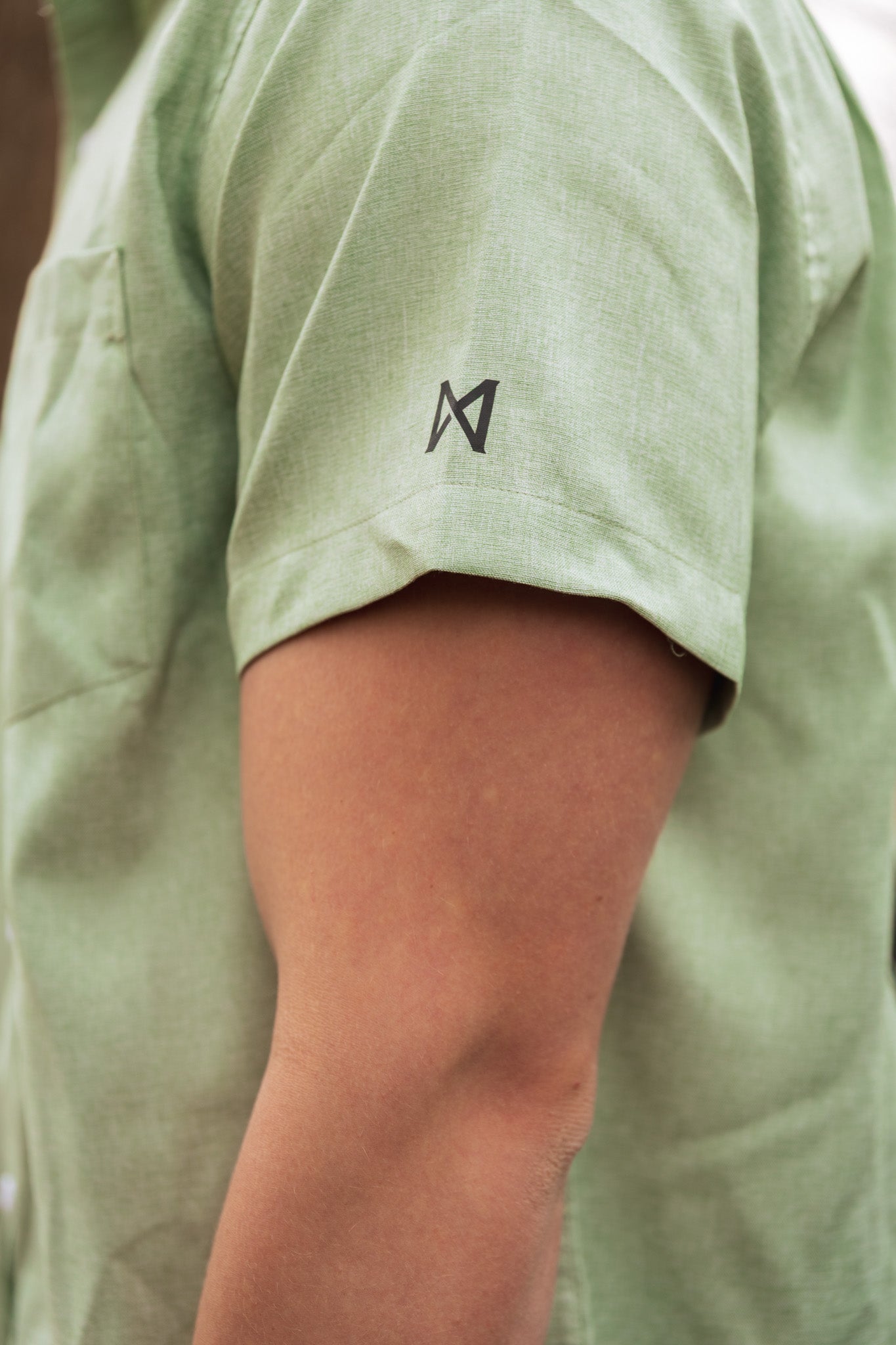 Men's Earth Button Up Shirt