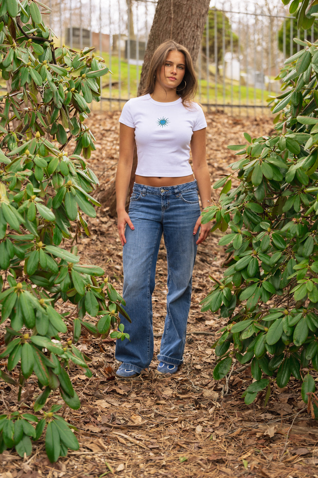 Women's Peace Sun Baby Tee