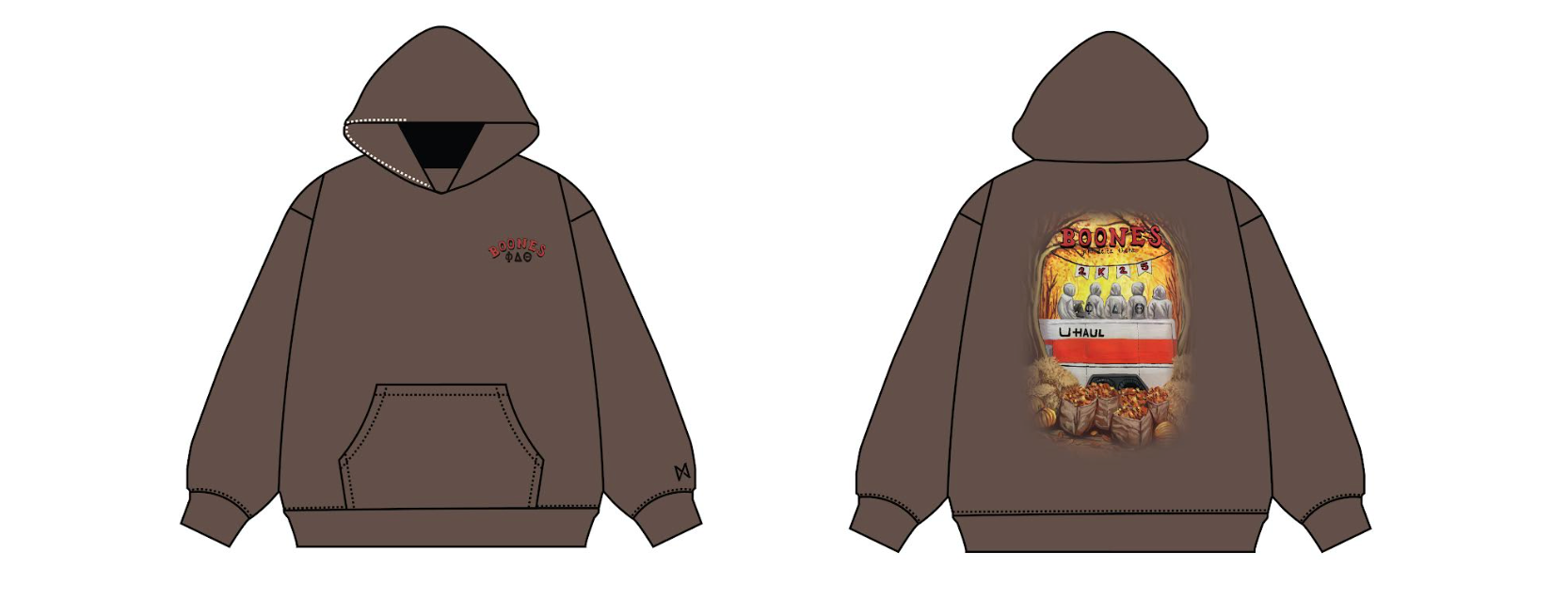 Boones Ultra-Heavyweight Stitched Hoodie