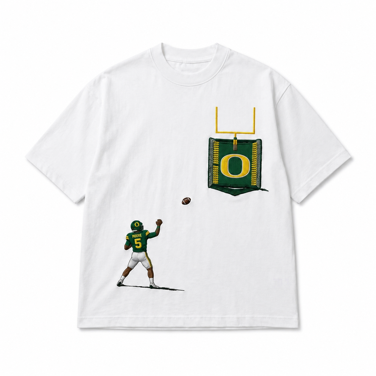 Men’s College Football Embroidered Tee