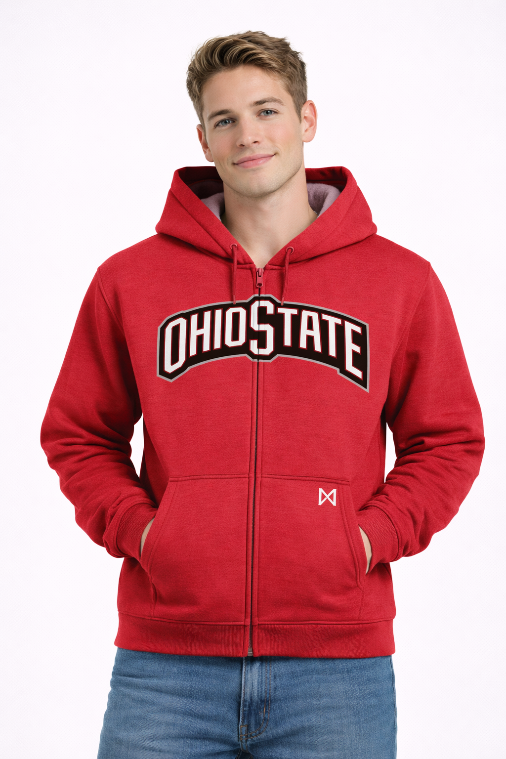 Classic MITTN x OSU Zip-Up Hoodie - Style 2