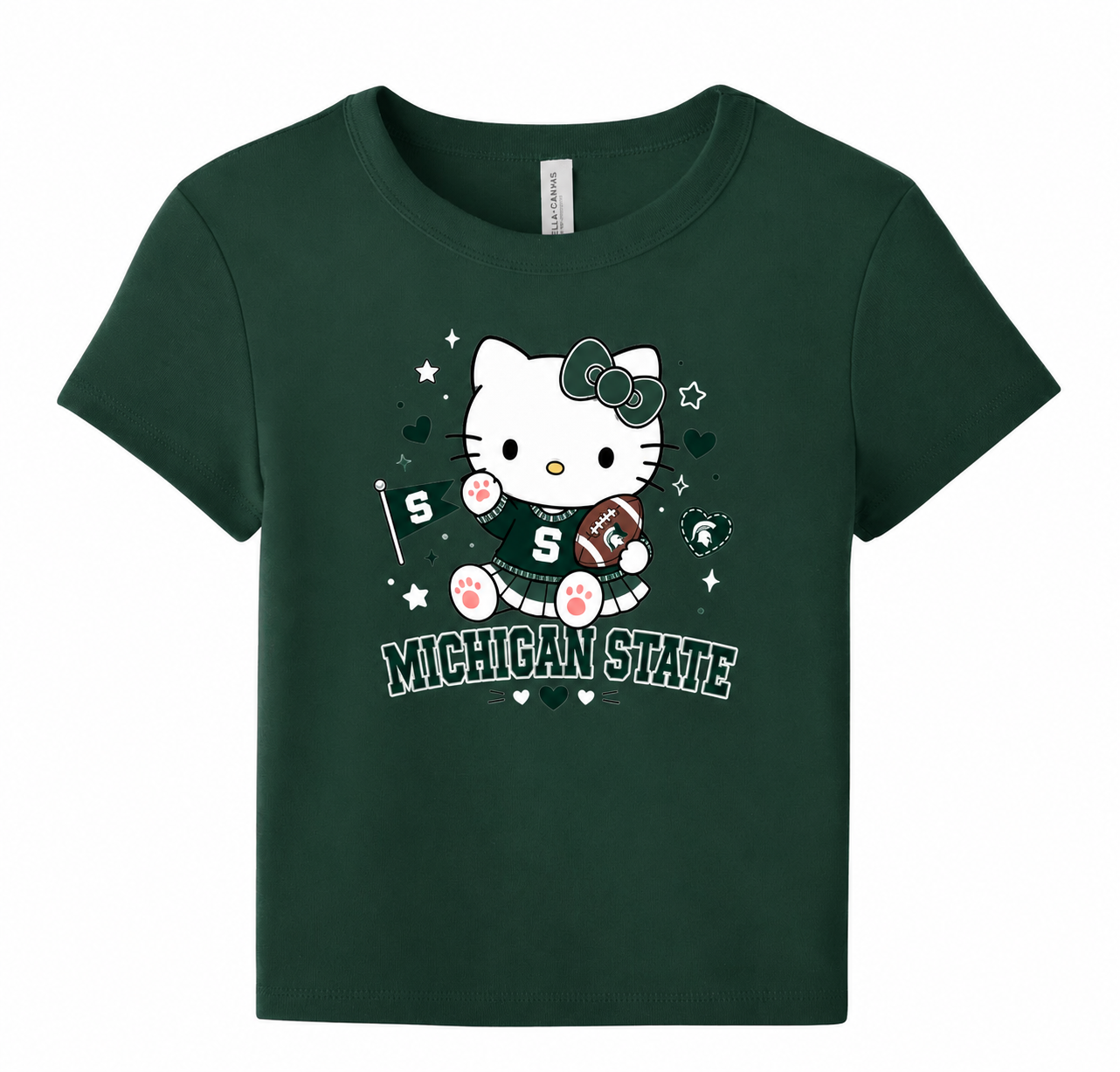 Women's College Hello Kitty Baby Tee
