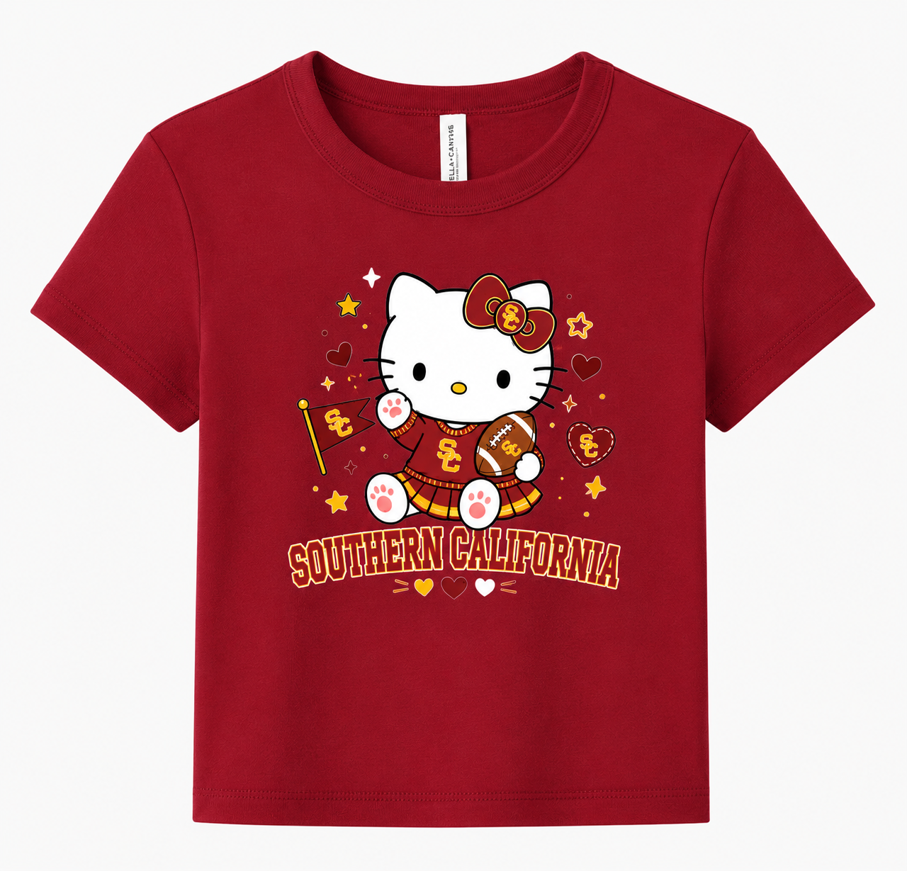 Women's College Hello Kitty Baby Tee