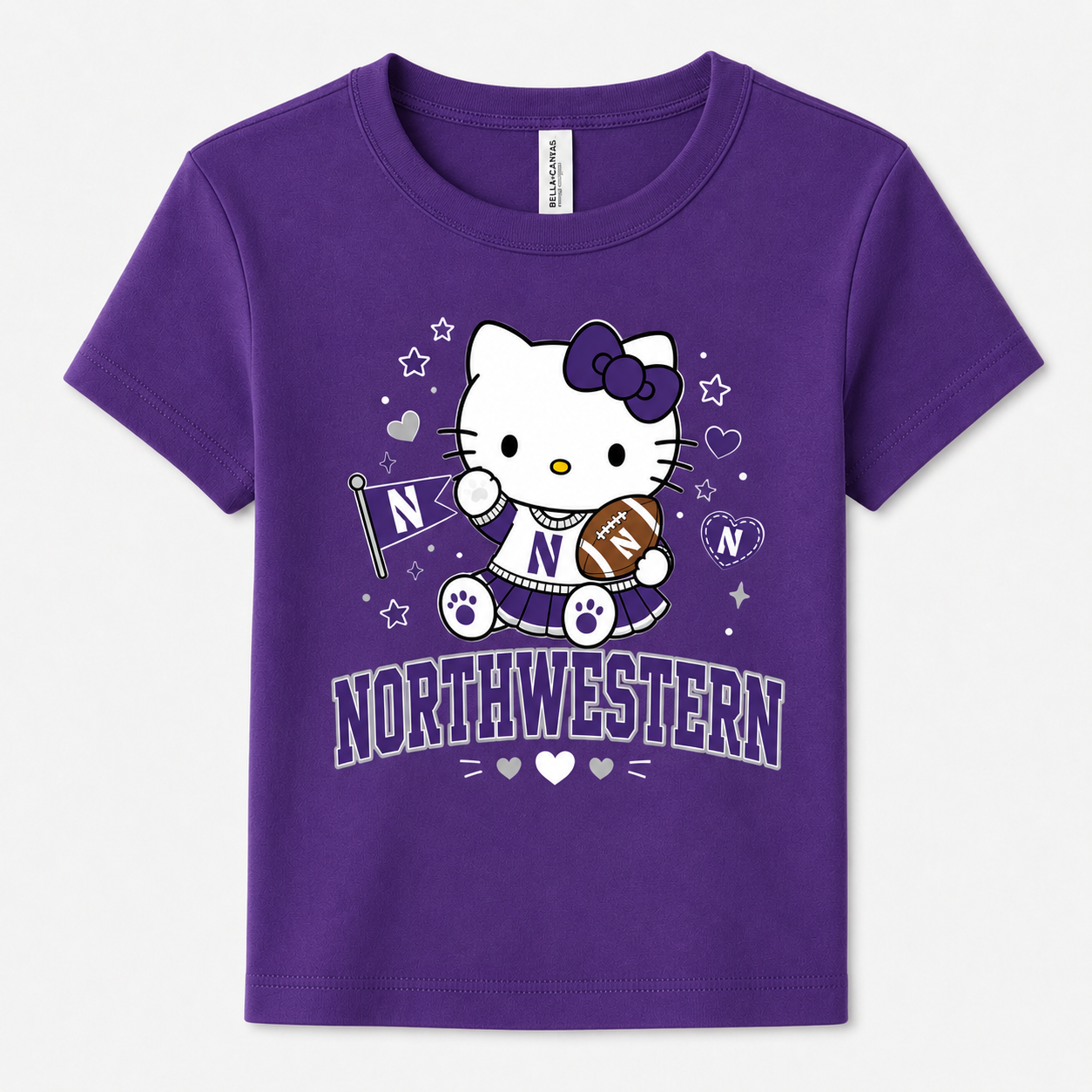 Women's College Hello Kitty Baby Tee