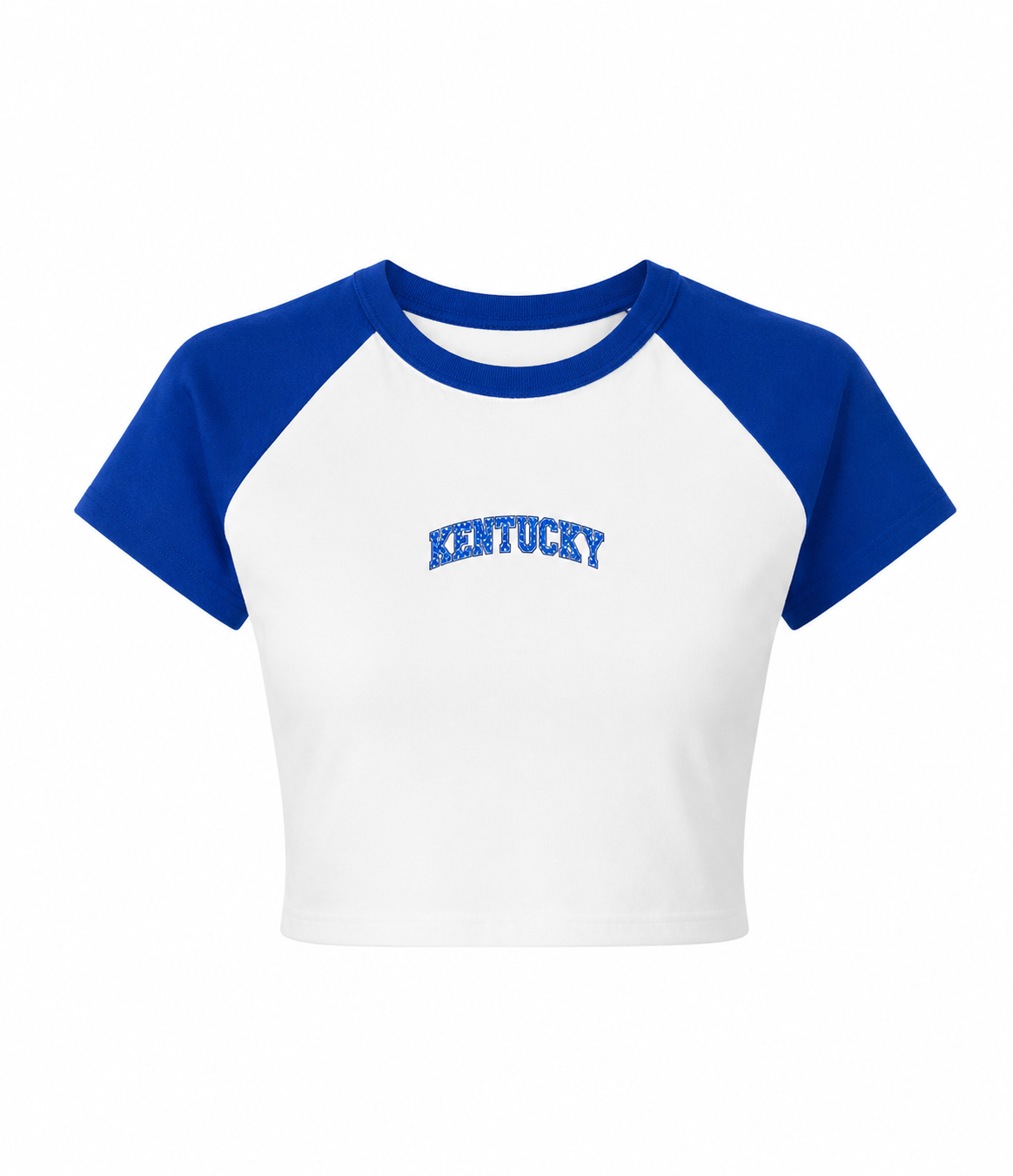 Women's Polka Dot College Baby Tee