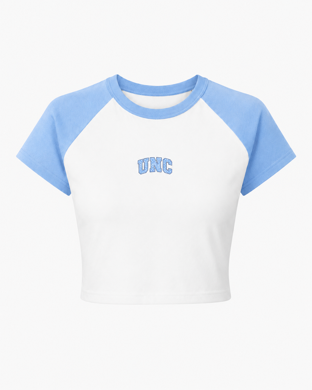 Women's Polka Dot College Baby Tee