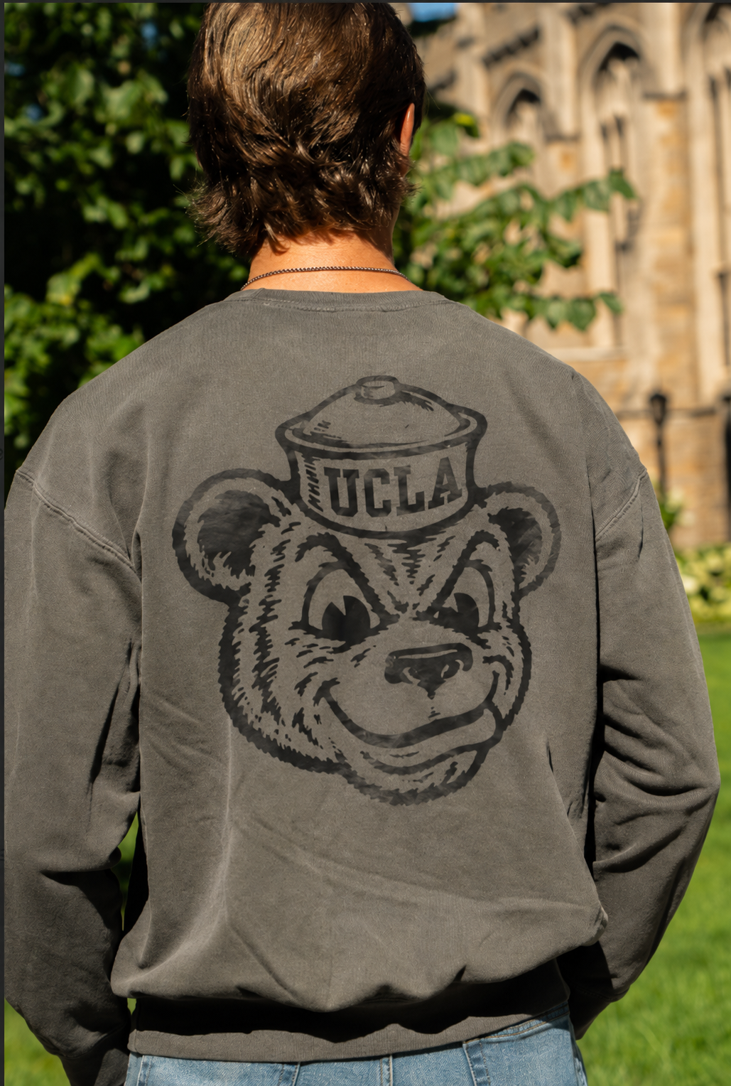 Men's Vintage College Crewneck