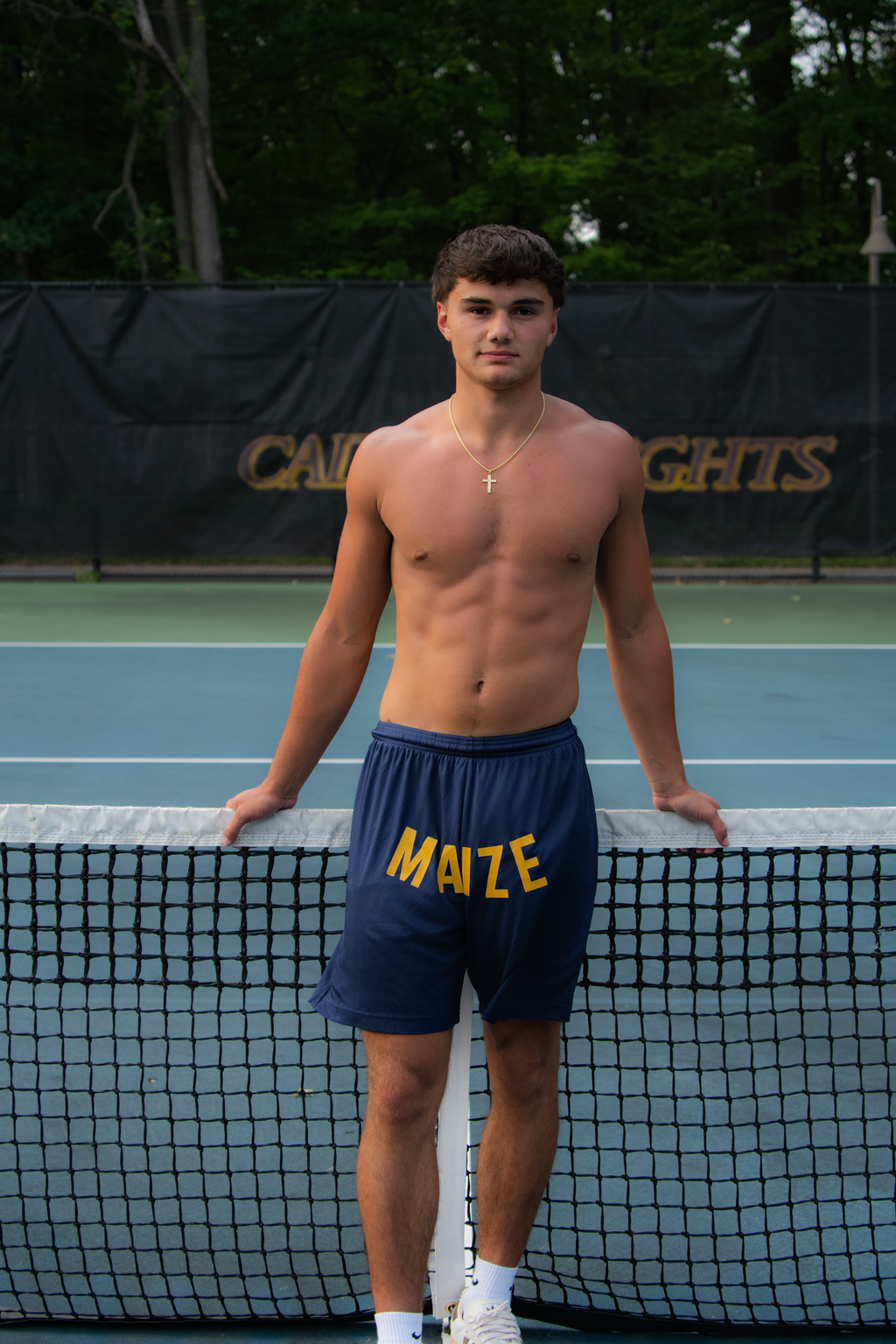 Unisex Color Slogan Shorts