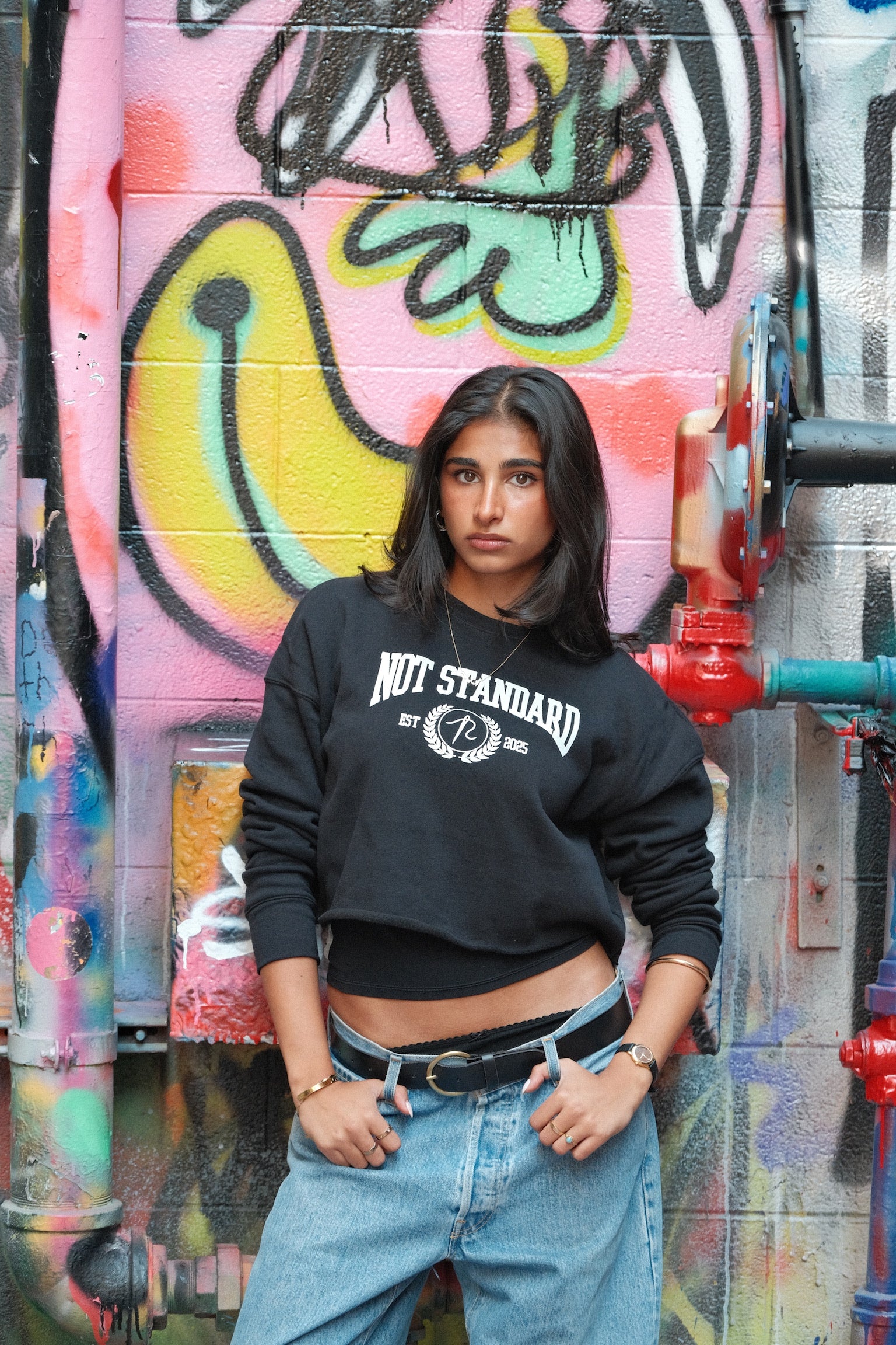 MITTN x Not Standard Cropped Long Sleeve