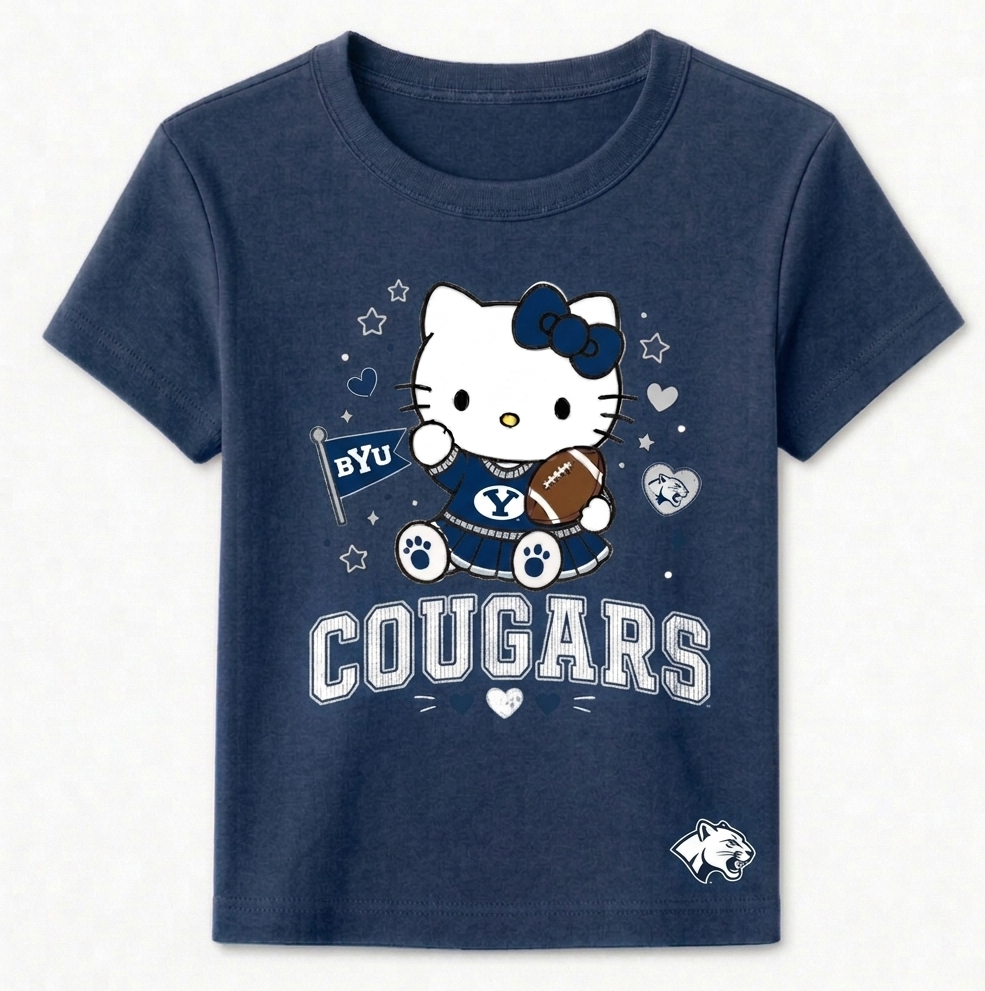 Women's College Hello Kitty Baby Tee