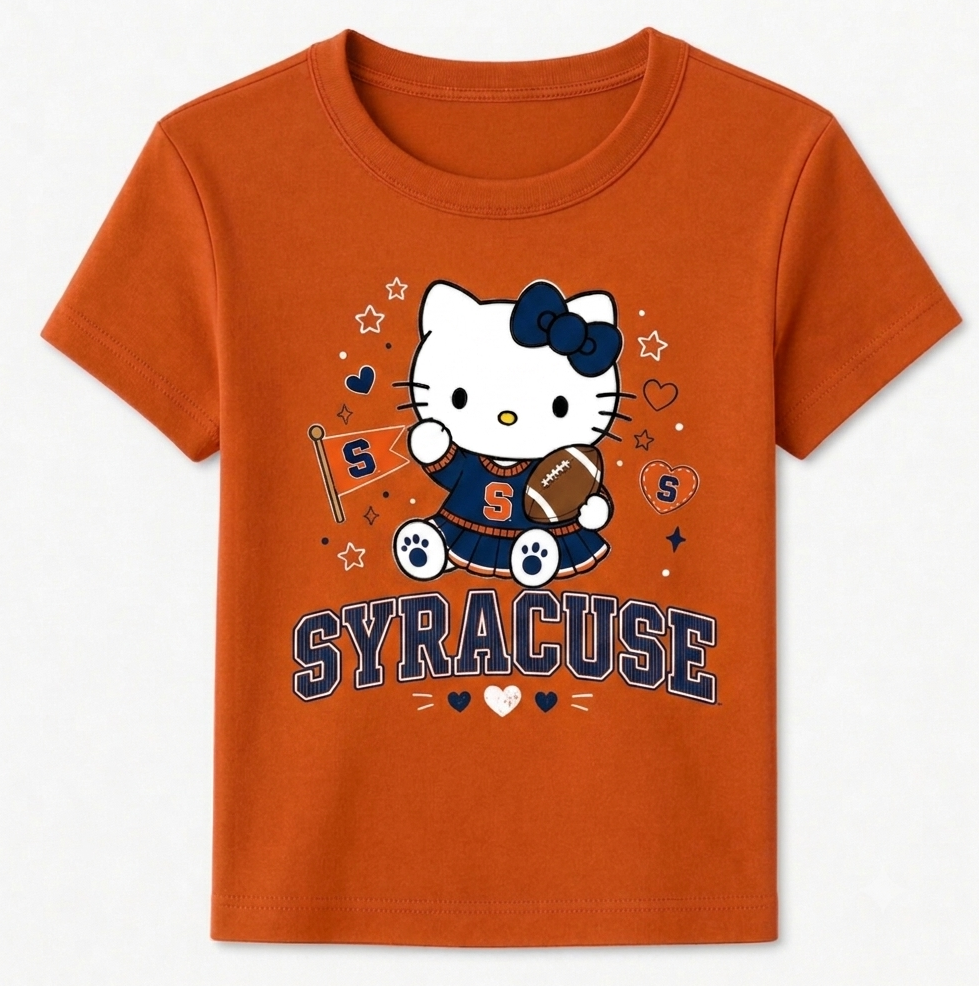Women's College Hello Kitty Baby Tee