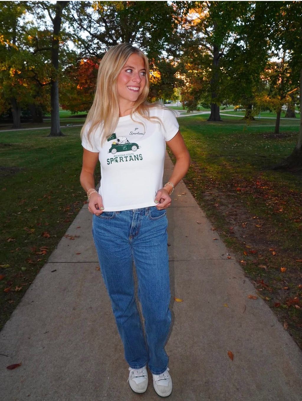 Classic MITTN x MSU Baby Tee