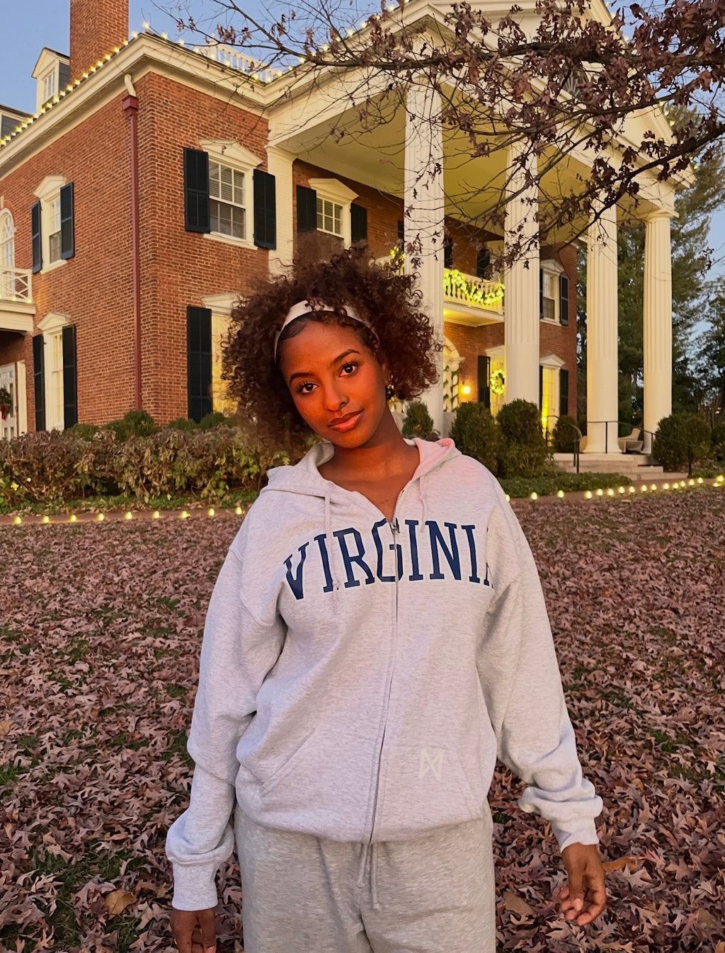 Classic MITTN x UVA Zip-Up Hoodie - Style 2