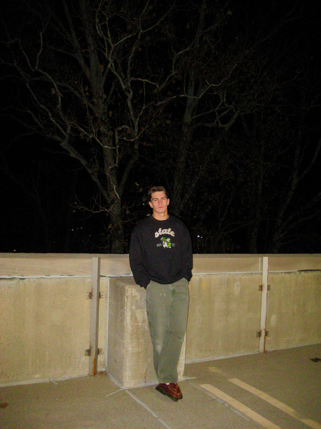 Unisex Emroidered MSU Grinch Crewneck