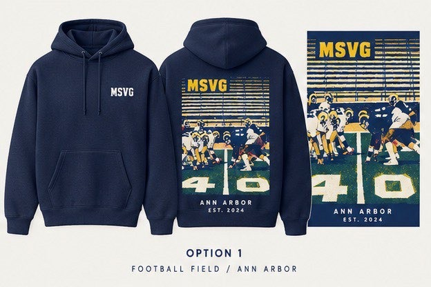 MSVG Football Field Hoodie