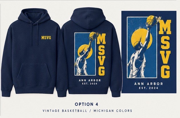 MSVG Vintage Basketball Hoodie