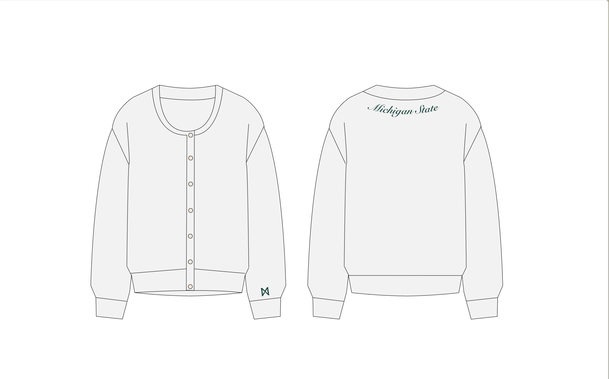 Classic MITTN x MSU Cardigan
