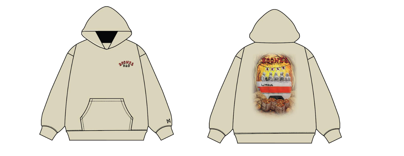 Boones Ultra-Heavyweight Stitched Hoodie