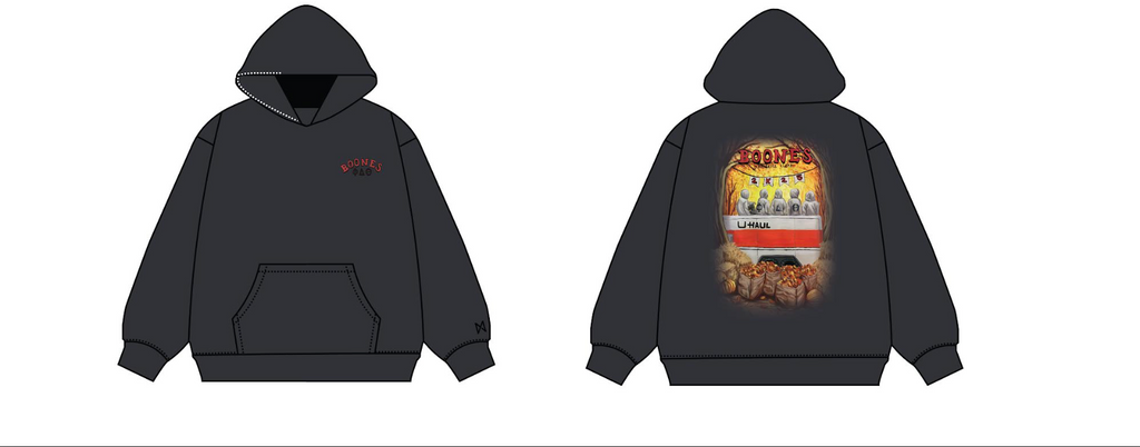 Boones Ultra-Heavyweight Stitched Hoodie