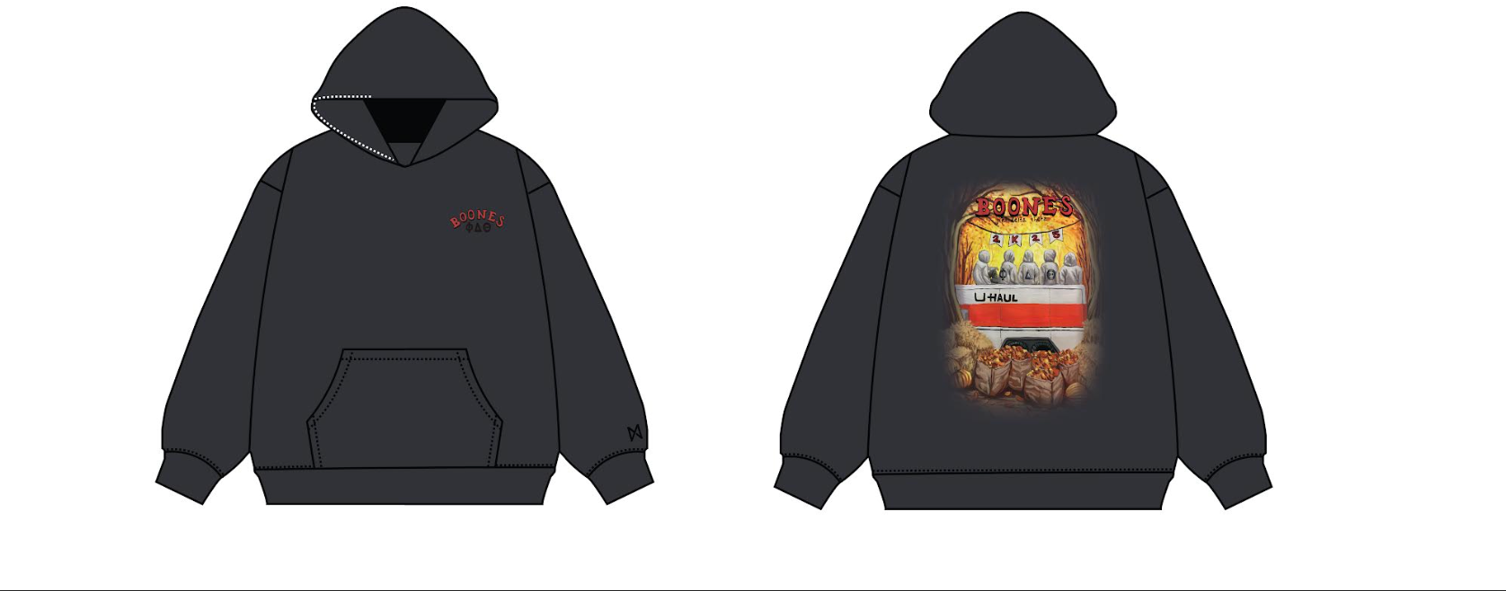 Boones Ultra-Heavyweight Stitched Hoodie