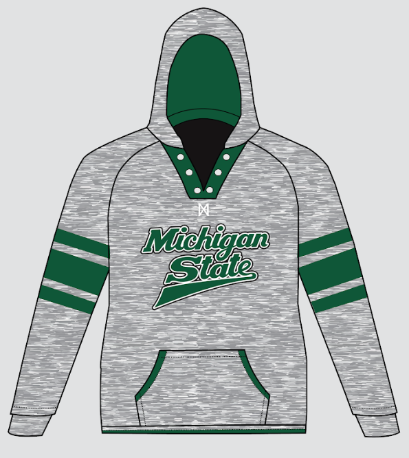 MITTN x MSU Hockey Pullover Hoodie