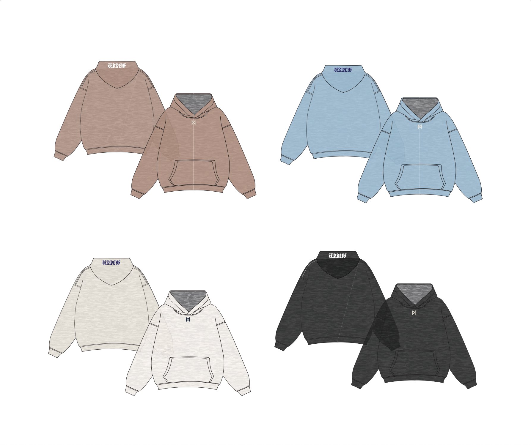 Classic MITTN Heavyweight Embroidered Hoodie