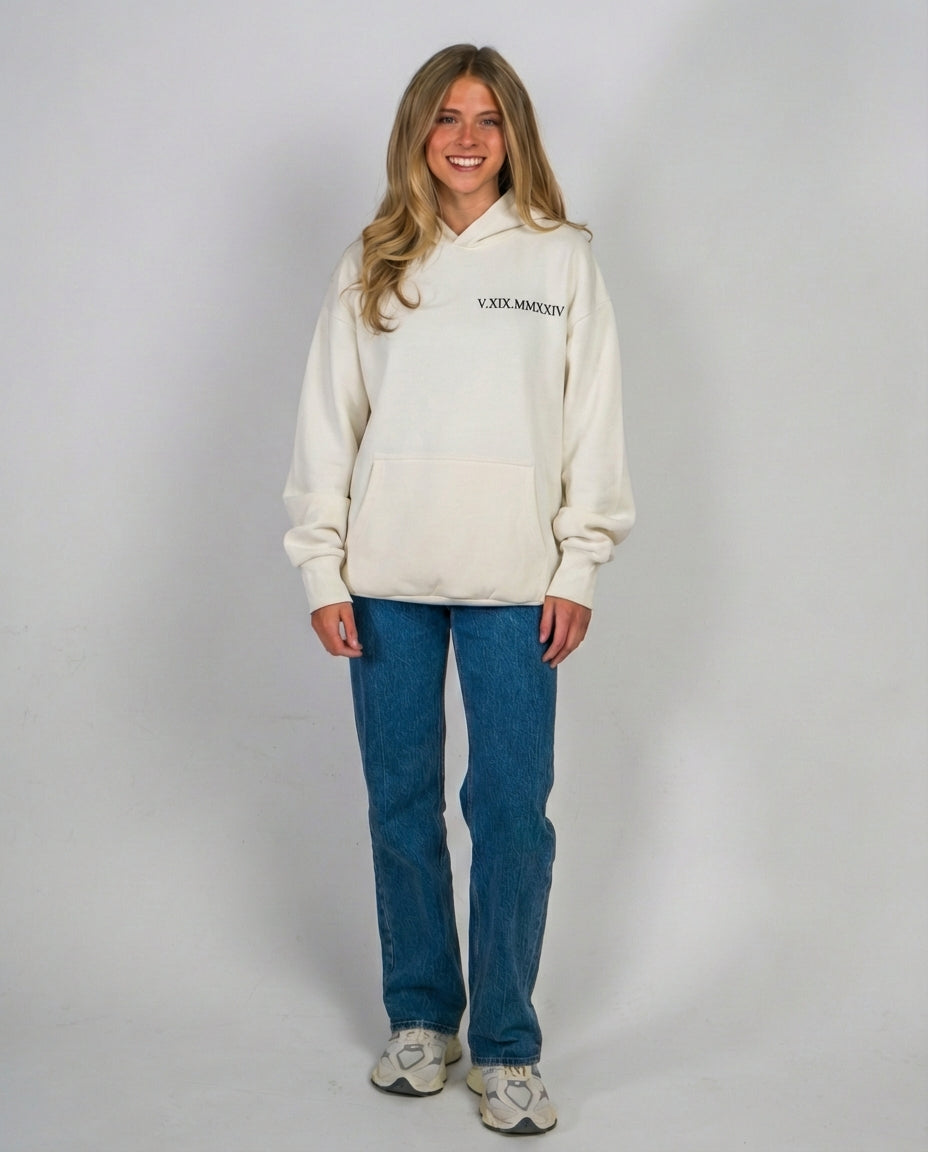 Unisex Roman Numeral Hoodie