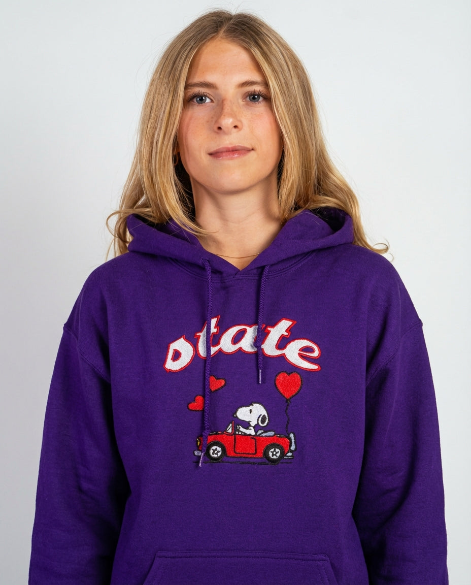 Women's Snoopy Car Hoodie