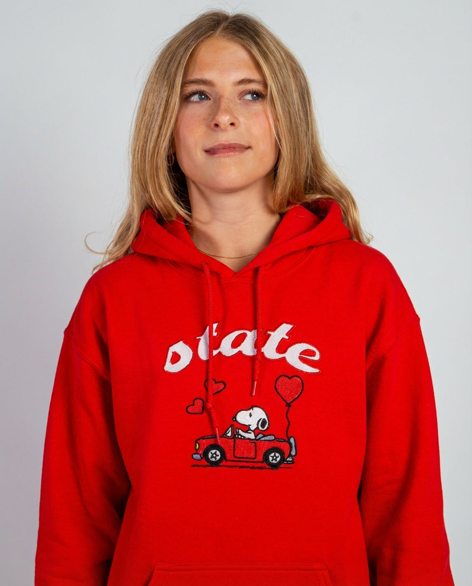 Women's Snoopy Car Hoodie